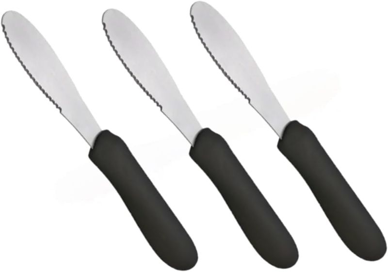 Black Plastic Sandwich Spreader
