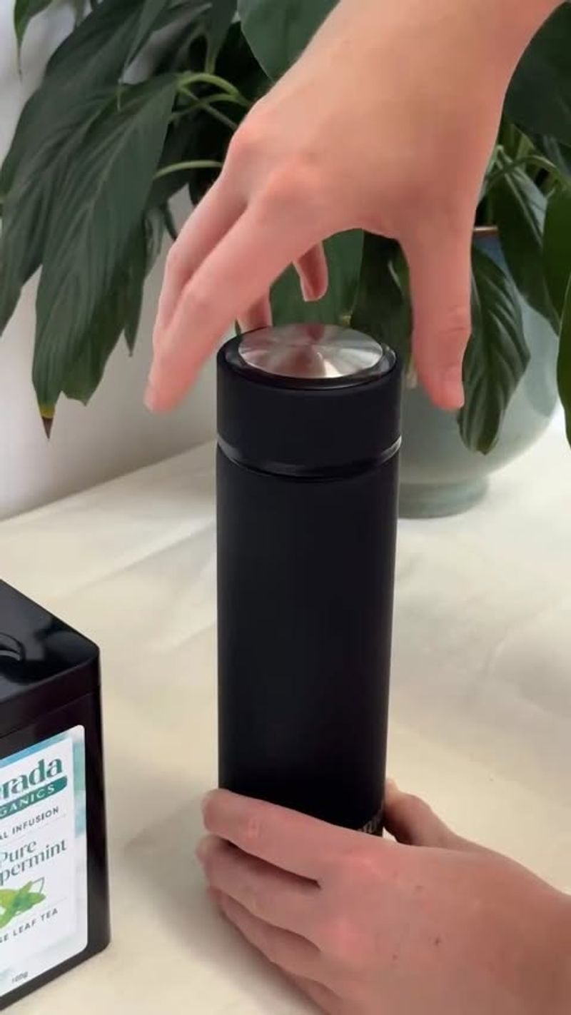Black Plastic Tea Infuser