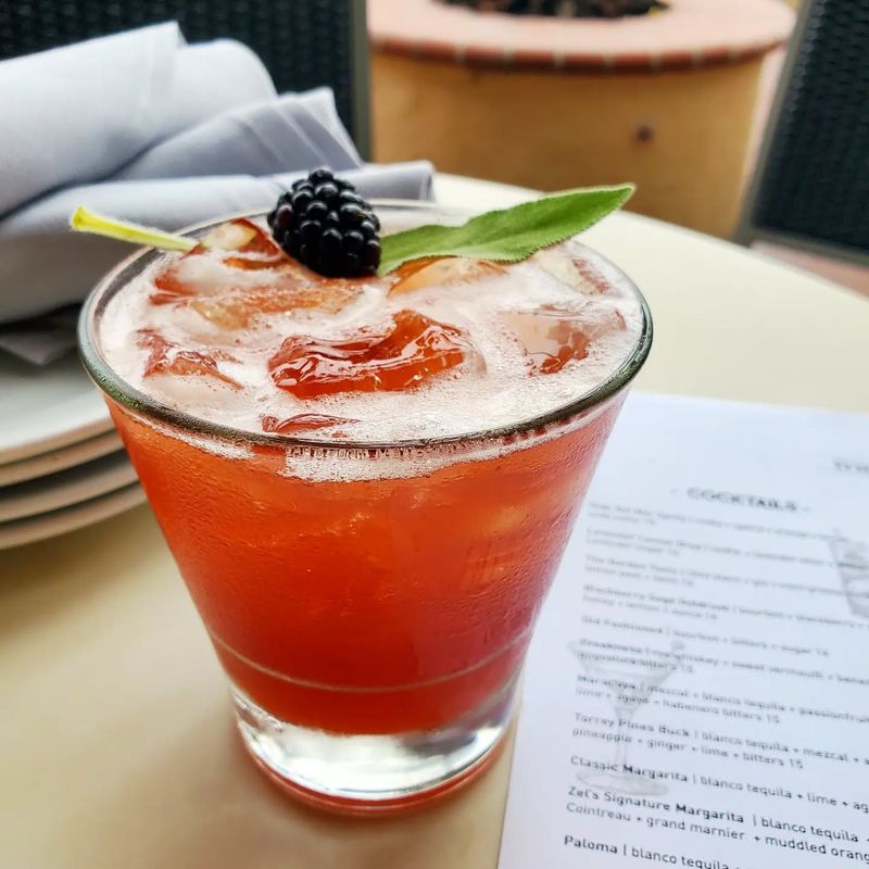 Blackberry and Sage Cocktails