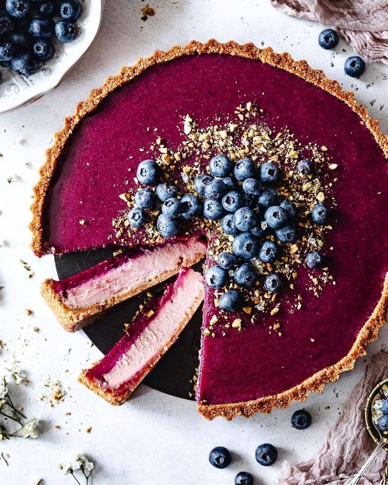 Blueberry Almond Tart