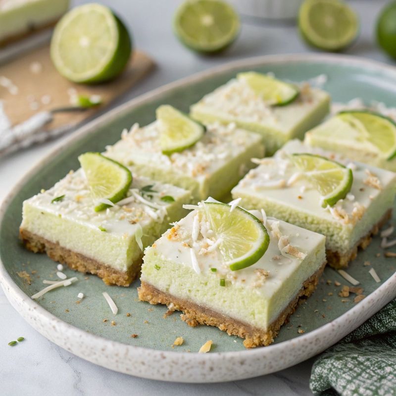 Lime Coconut Bars