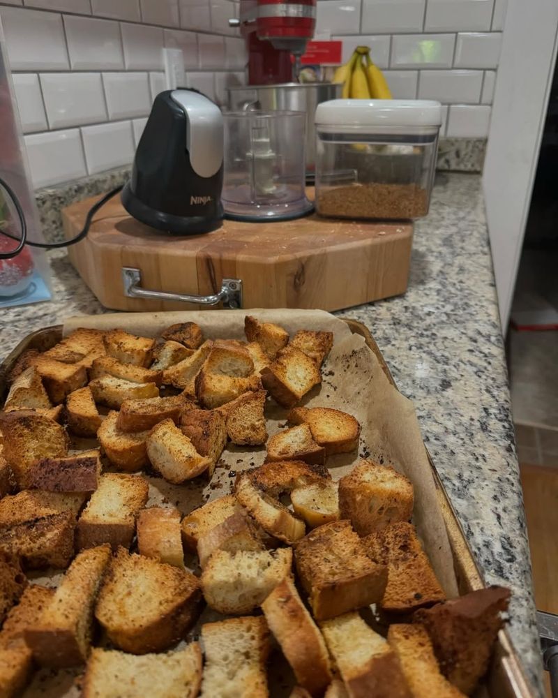 Breadcrumbs from Leftover Bread