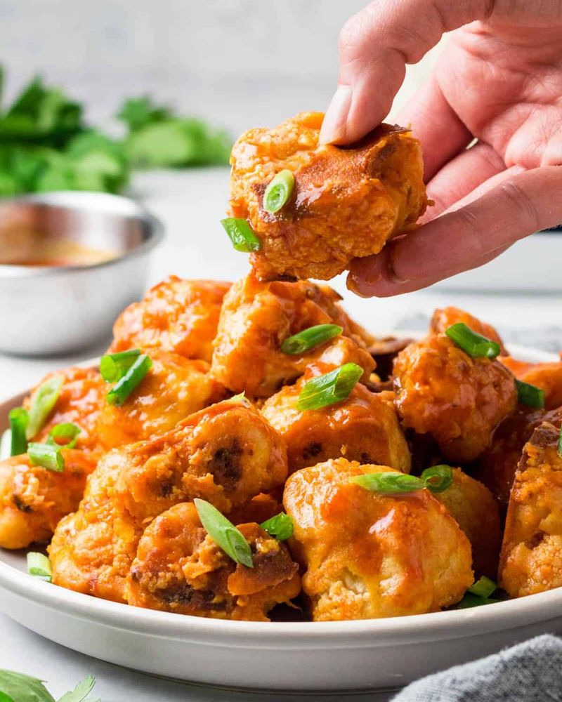 Buffalo Cauliflower Bites