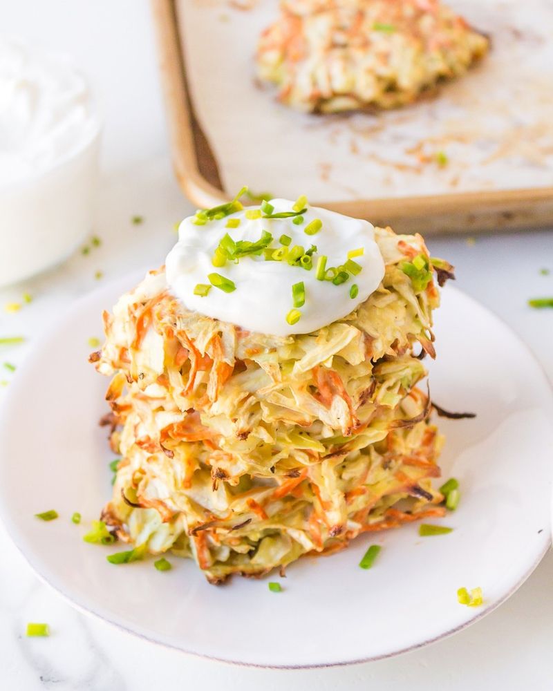 Cabbage Pancake Stack