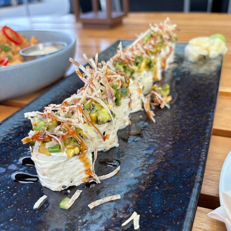 Cactus and Avocado Sushi Rolls