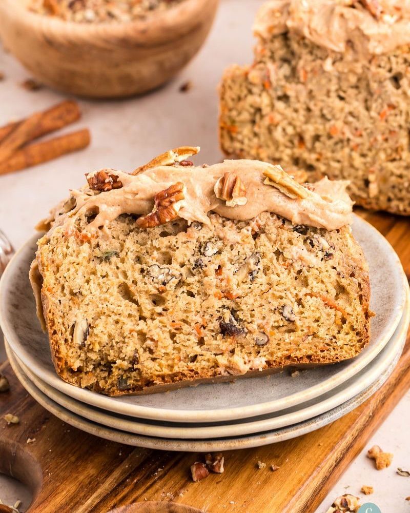 Carrot Cake-Inspired Loaf Bread