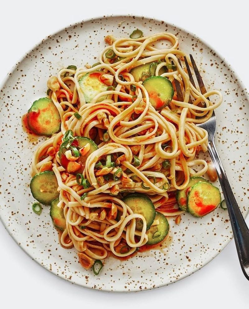 Carrot and Peanut Butter Noodles
