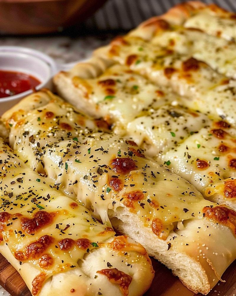 Cheesy Garlic Breadsticks