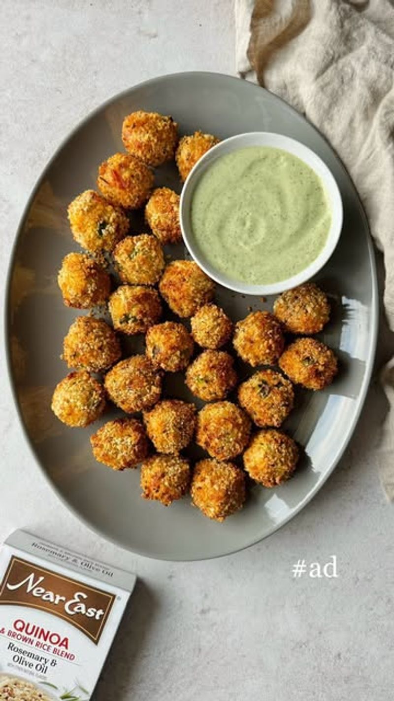 Cheesy Quinoa Bites