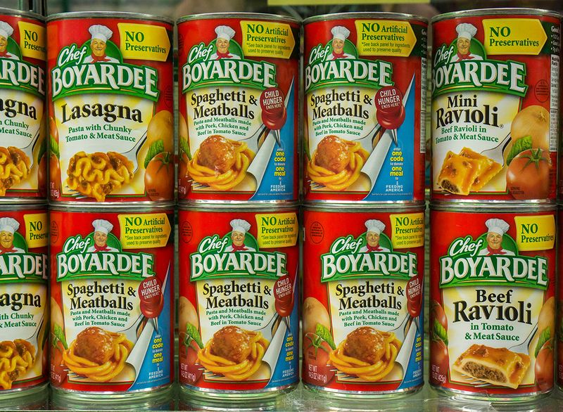 Chef Boyardee Roller Coaster Pasta