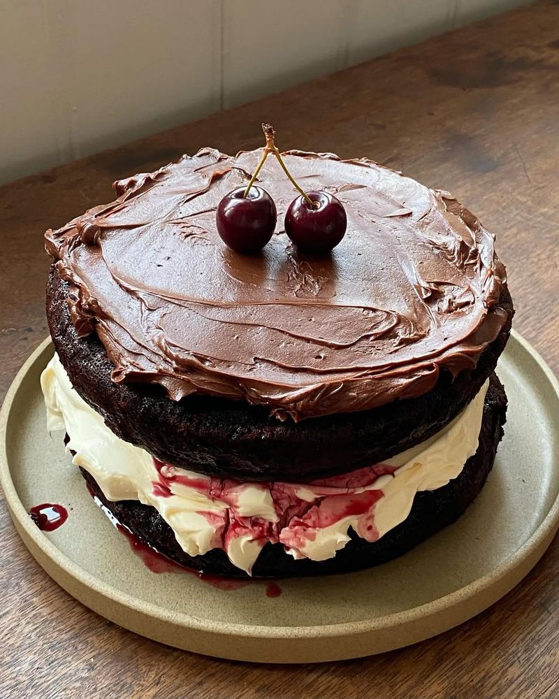 Cherry Vanilla Layer Cake