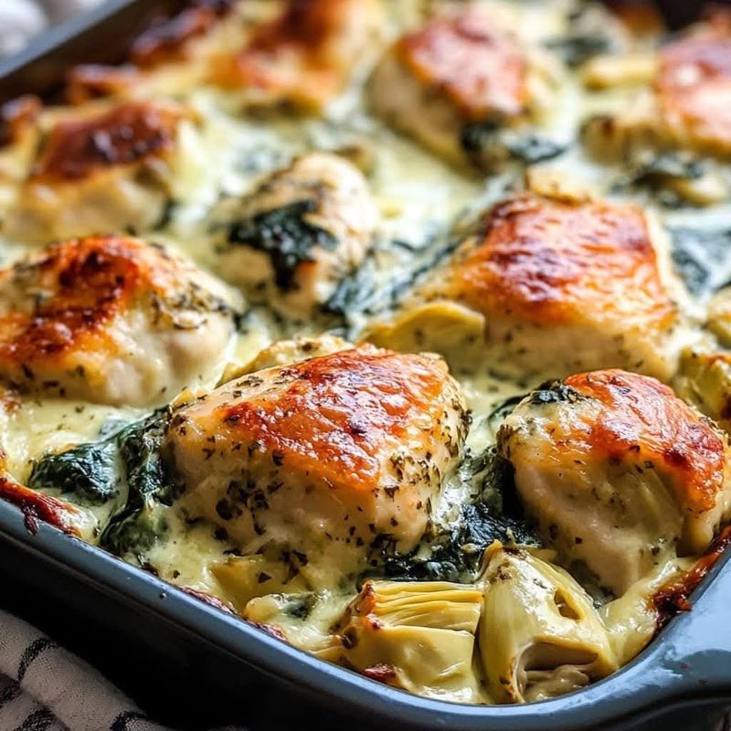 Chicken and Artichoke Pasta Bake