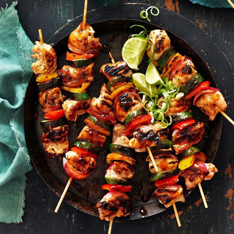 Chicken and Veggie Skewers