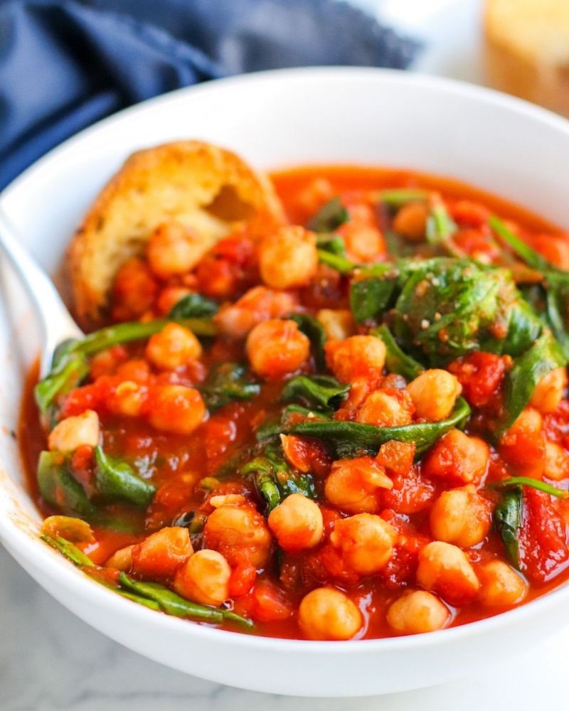 Chickpea and Spinach Stew