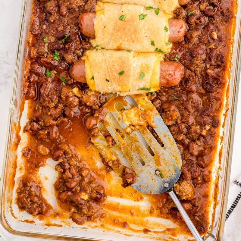 Chili Cheese Dog Crescents