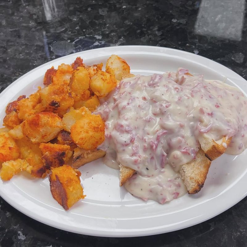Chipped Beef on Toast