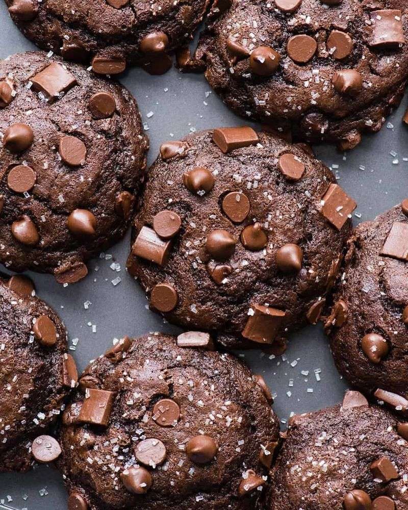 Chocolate Chocolate Chip Cookies