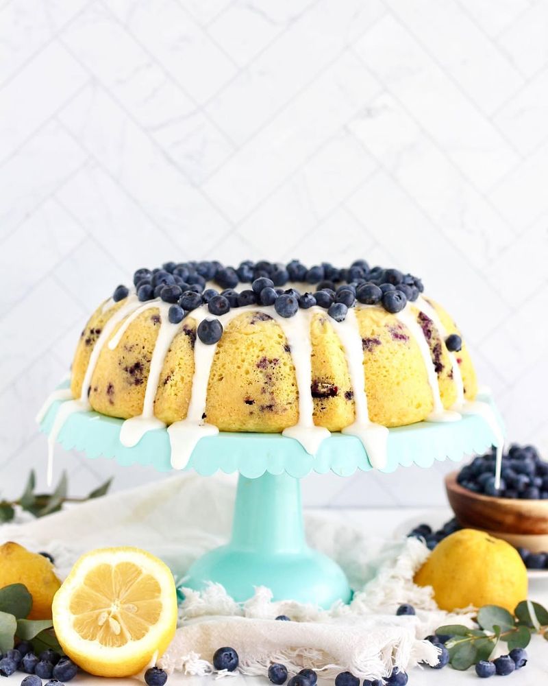 Lemon Blueberry Bundt Cake