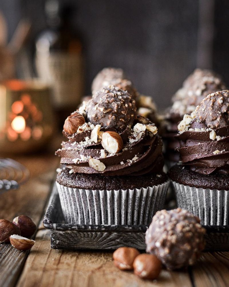 Chocolate Hazelnut Cupcakes