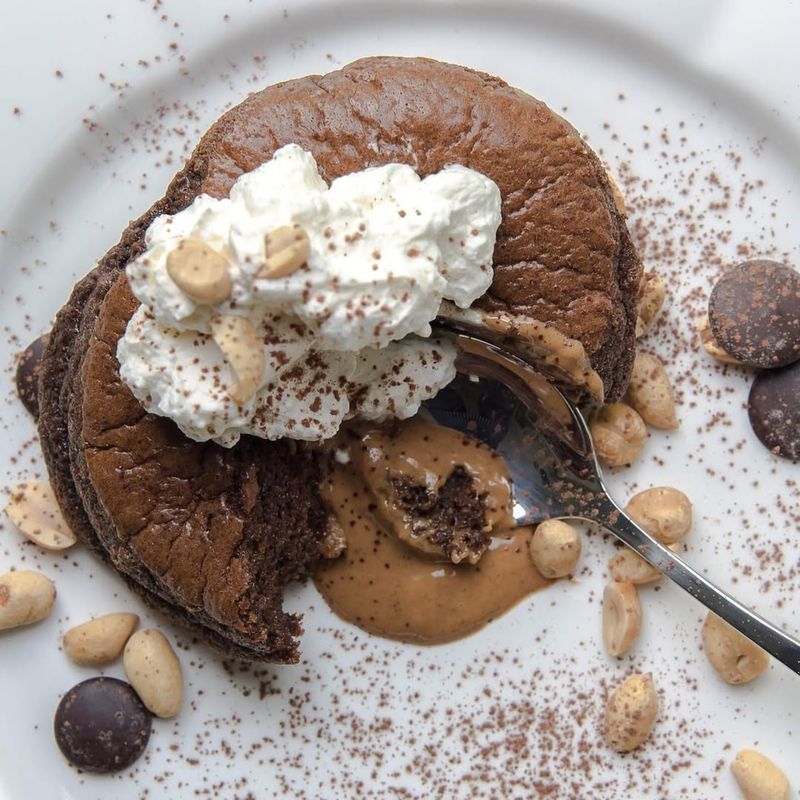 Chocolate Peanut Butter Lava Cake