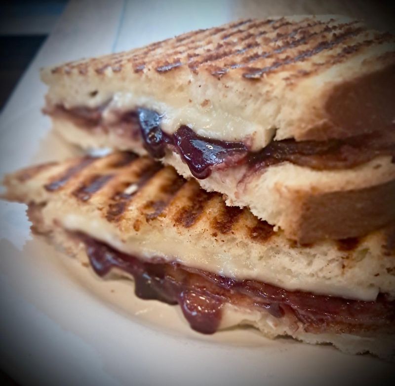 Chocolate and Blue Cheese Panini