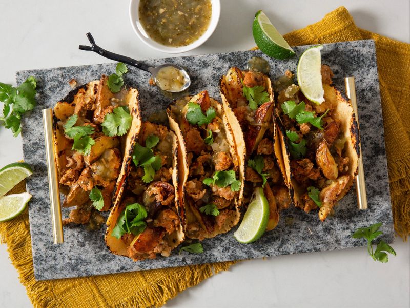 Chorizo and Potato Tacos