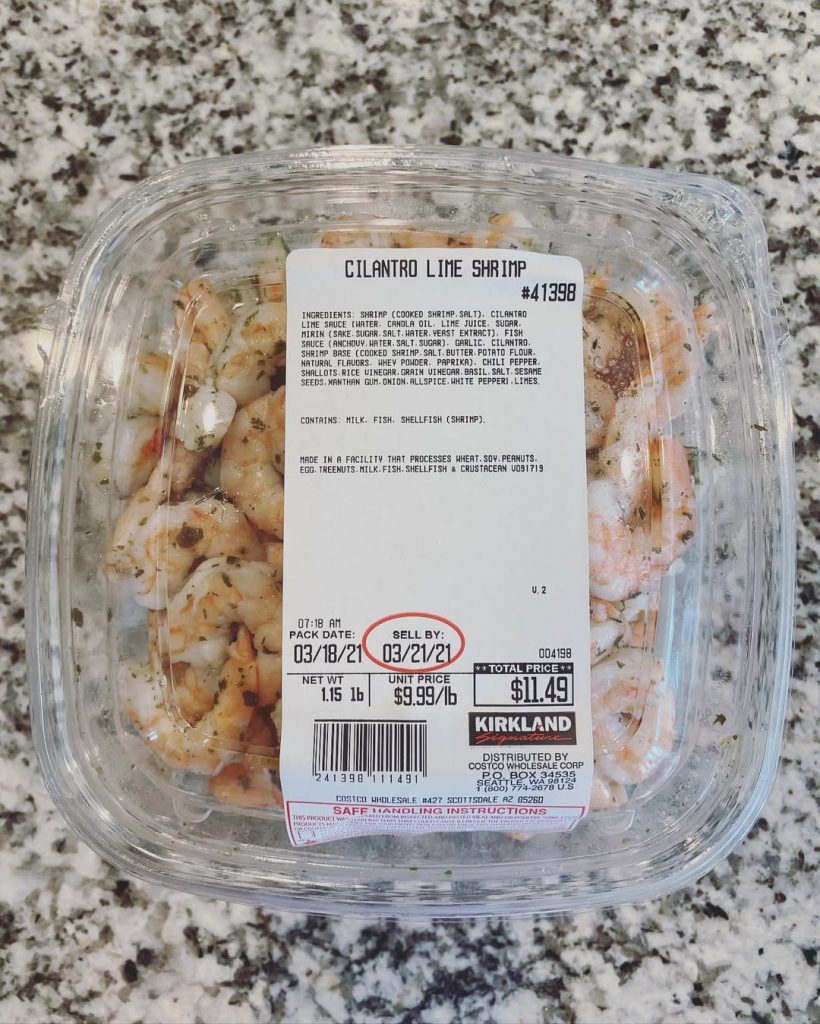 Unhealthy: Cilantro Lime Shrimp