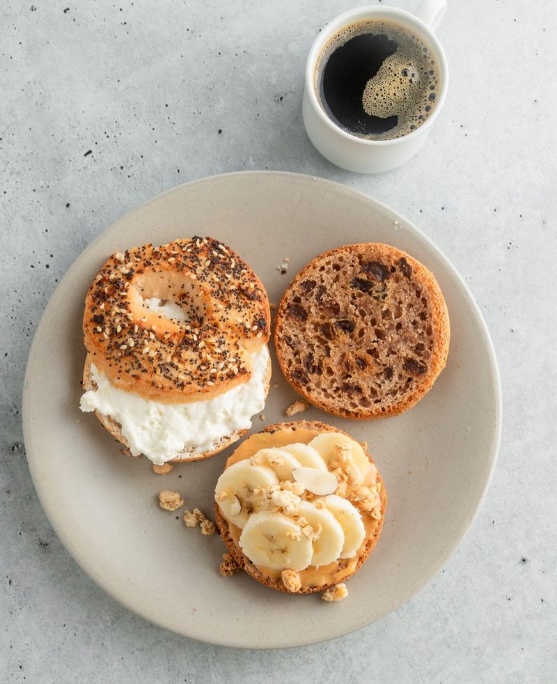 Cinnamon Raisin Bagel with Cream Cheese