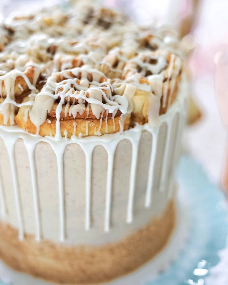 Cinnamon Roll Layer Cake