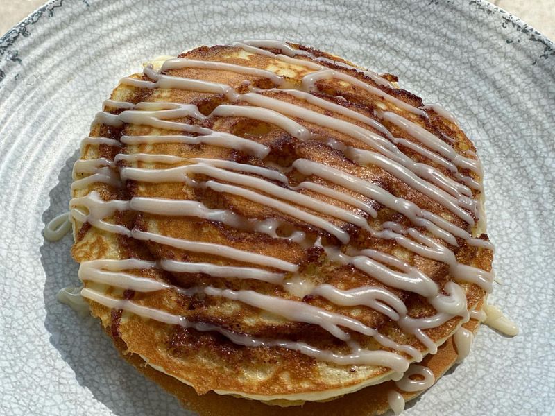 Cinnamon Roll Pancakes