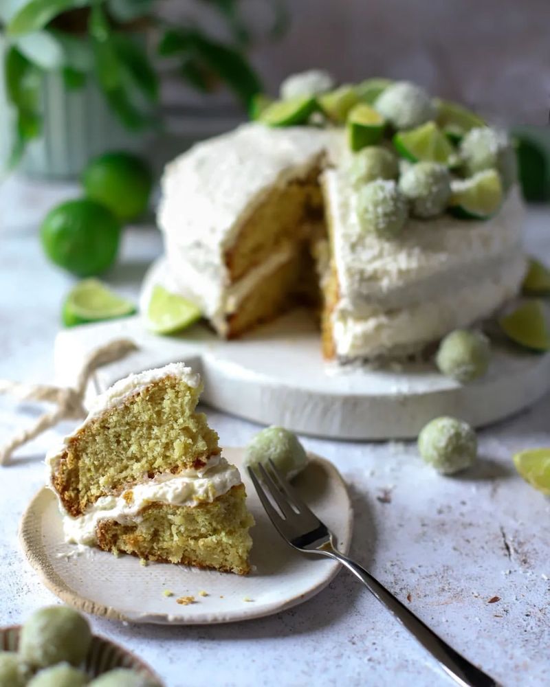 Coconut Lime Layer Cake