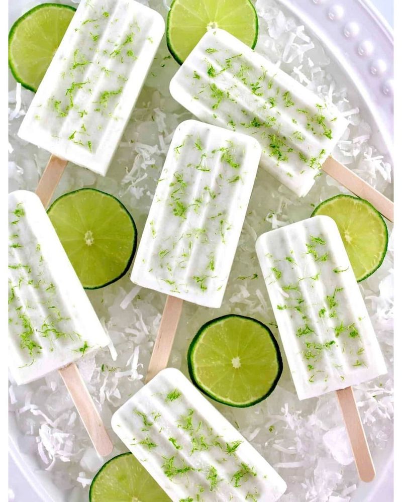 Coconut Lime Popsicles