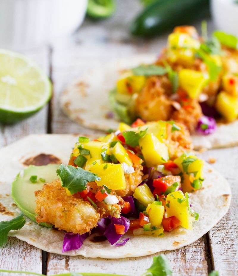 Coconut Shrimp with Mango Salsa