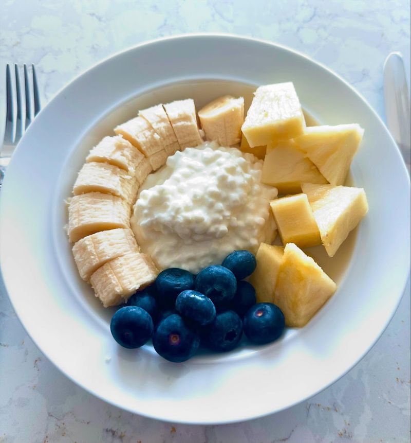 Cottage Cheese with Pineapple
