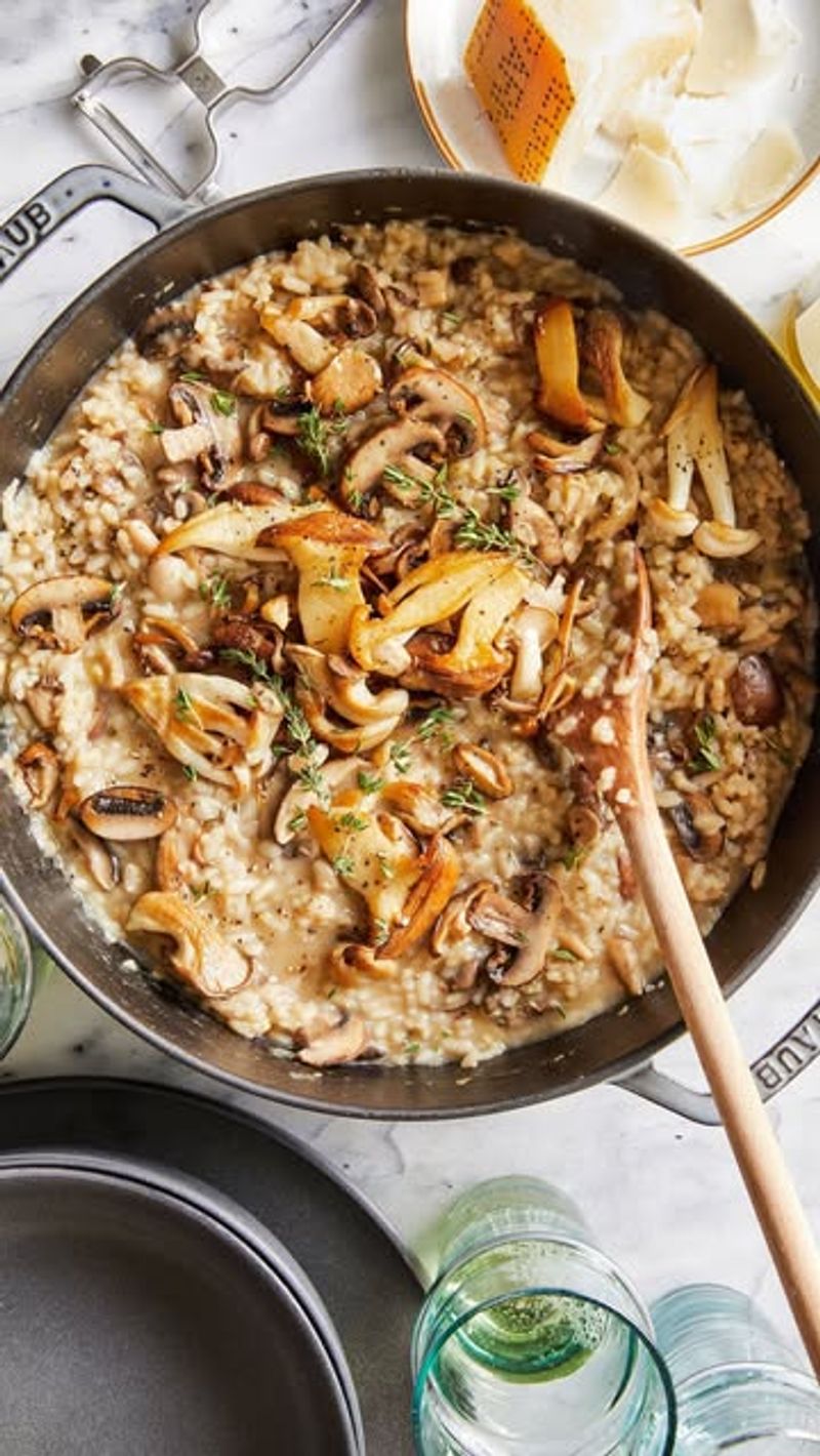 Creamy Mushroom Risotto
