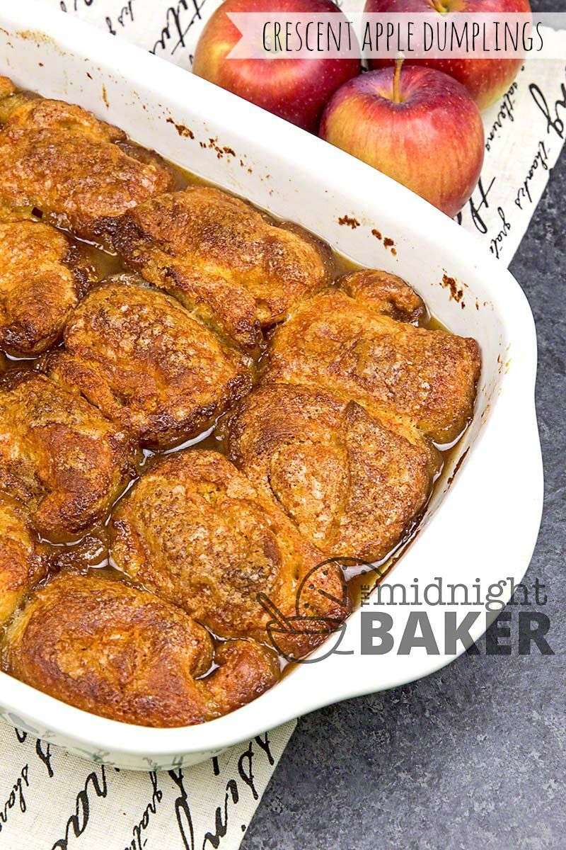 Crescent Roll Apple Dumplings
