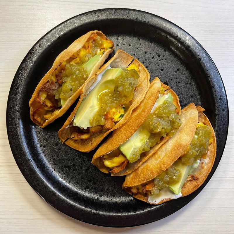 Crescent Roll Breakfast Tacos