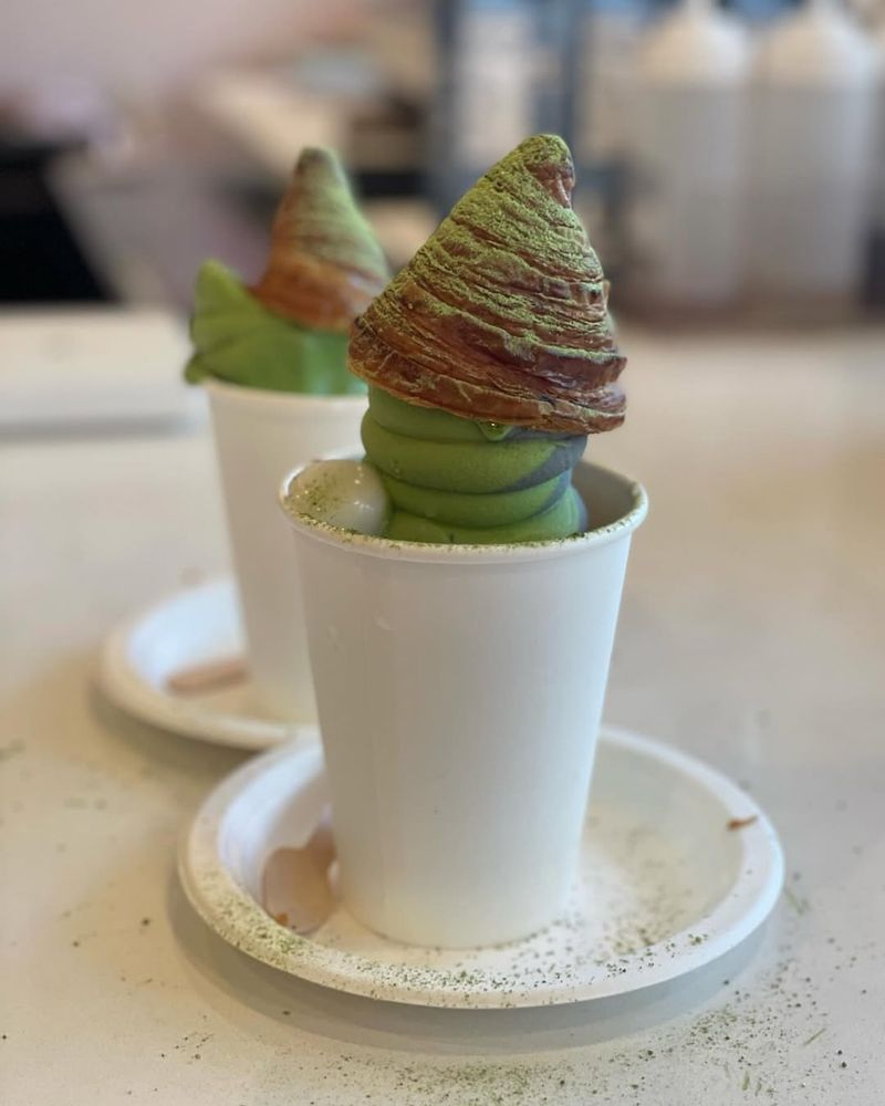 Crescent Roll Ice Cream Cone