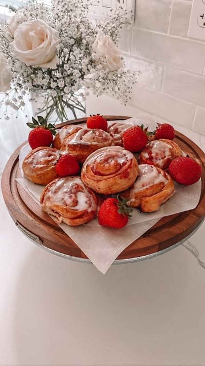 Crescent Roll Strawberry Shortcake