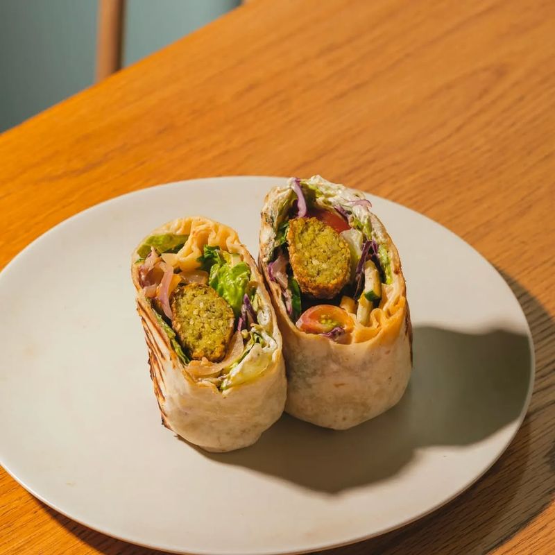 Crispy Falafel Wraps