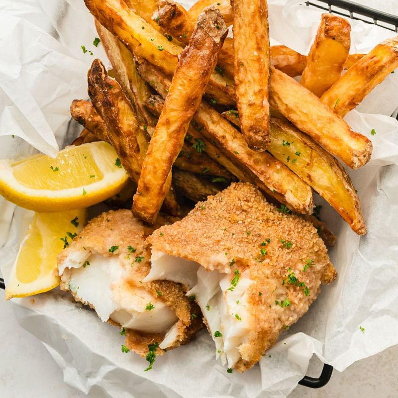 Crispy Fish and Chips