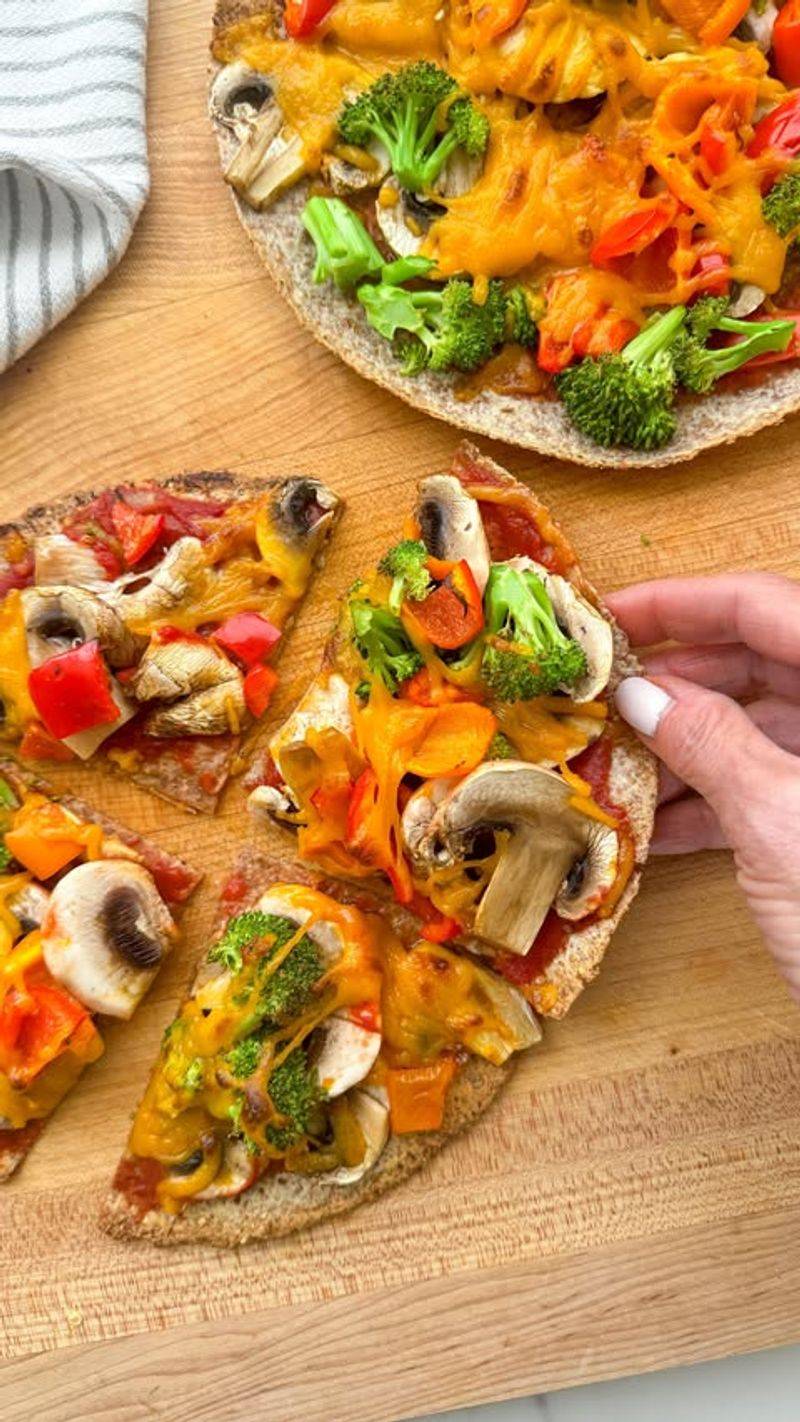 Crispy Tortilla Pizzas
