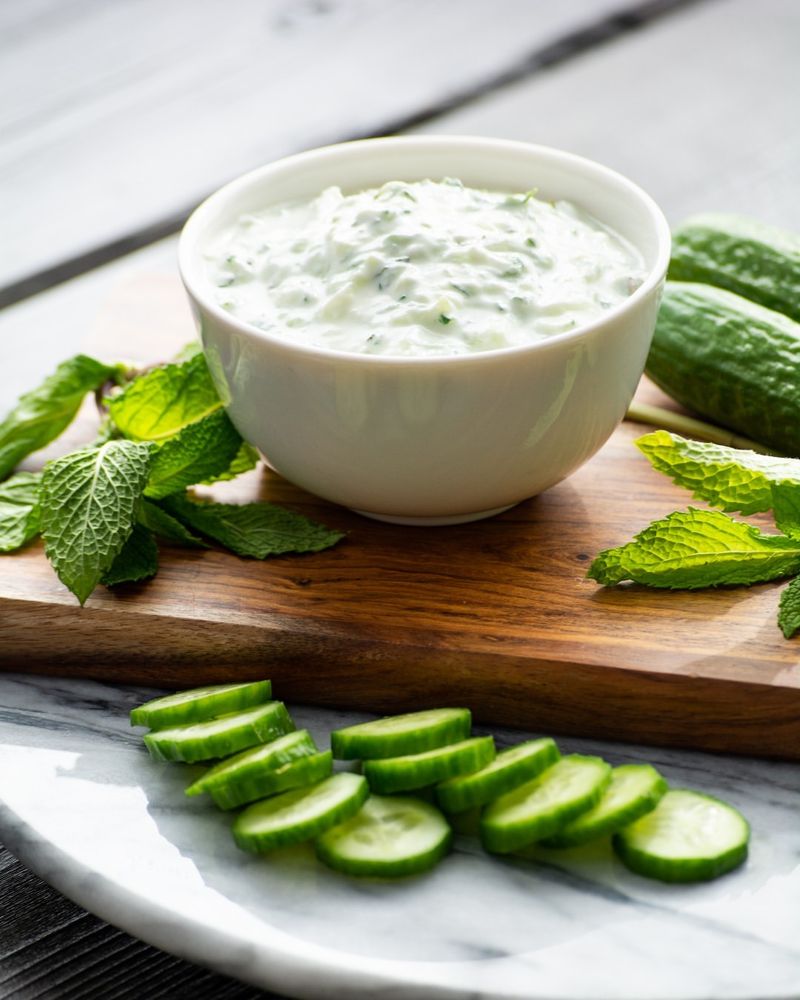 Cucumber and Mint Yogurt