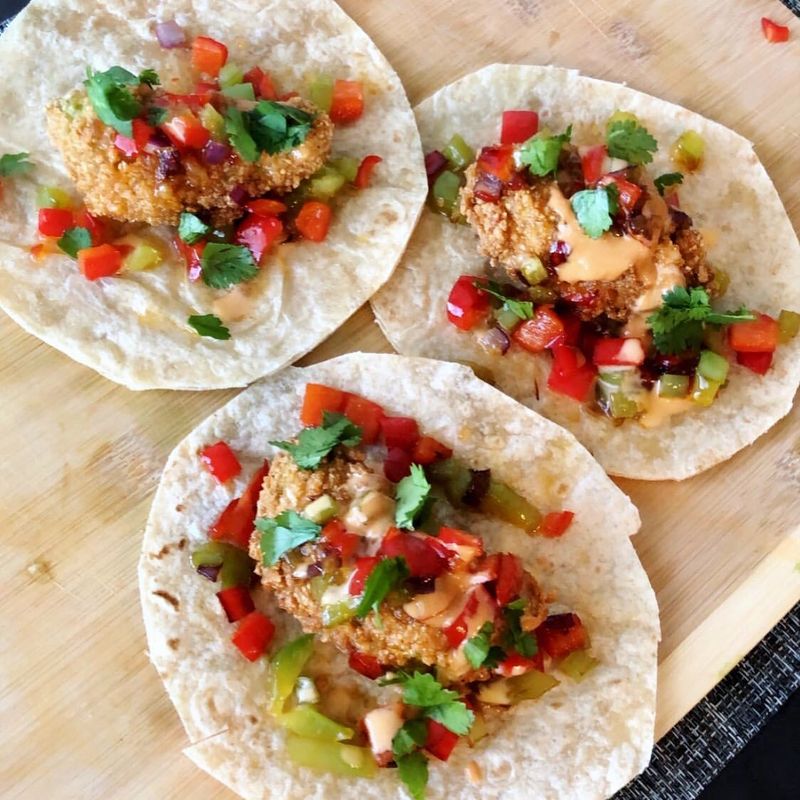 Deep-Fried Avocado Tacos