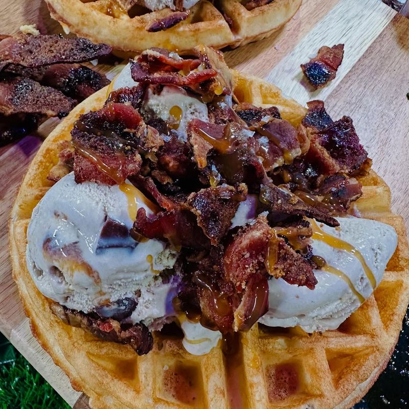 Deep-Fried BBQ Ice Cream Sandwiches