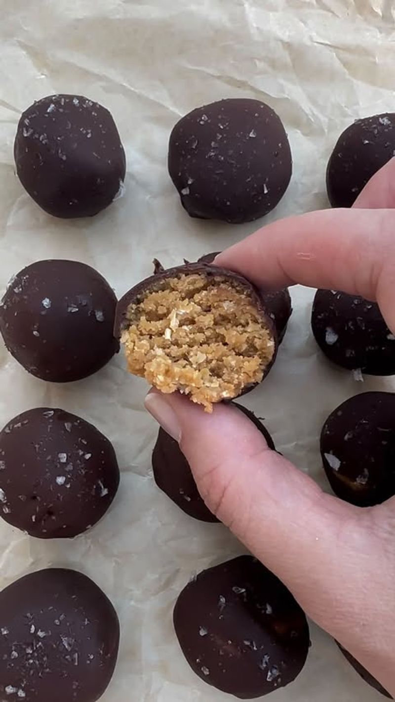 Deep-Fried Peanut Butter Chocolate Balls