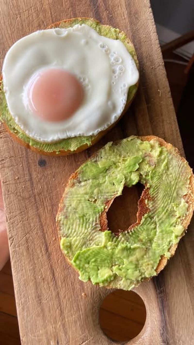 Egg and Avocado Breakfast Bagel