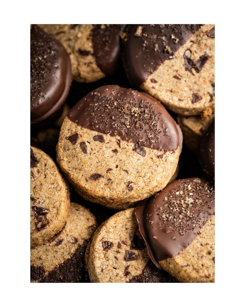 Espresso Shortbread Cookies
