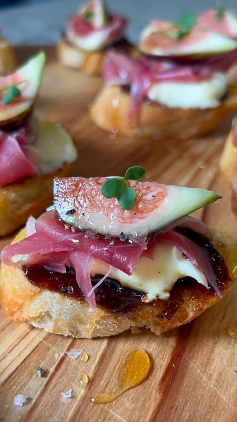 Fig and Brie Crostini