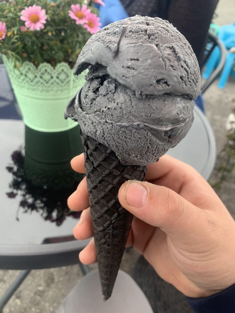 Finnish Salmiakki Soft Serve
